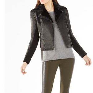BCBGMAXAZRIA - leather jacket size XS